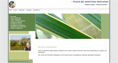 Desktop Screenshot of heilpraxis-hege.de